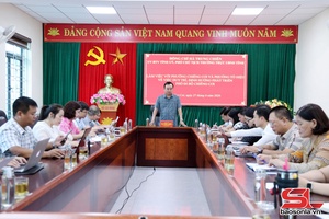Đồng chí Phó Chủ tịch Thường trực UBND tỉnh làm việc với phường Chiềng Cơi và Tô Hiệu