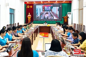 'Hội LHPN tỉnh Sơn La sơ kết công tác Hội và phong trào phụ nữ 6 tháng đầu năm 2026