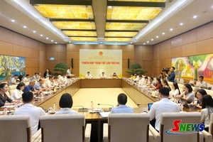 Đoàn ĐBQH tỉnh Sơn La tham dự Phiên họp thẩm tra của Ủy ban Dân nguyện và Giám sát của Quốc hội