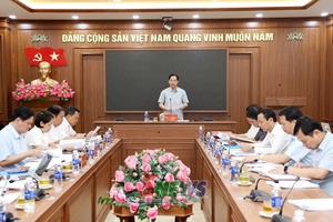 Ban Chỉ đạo 390 họp cho ý kiến các nội dung dự thảo
