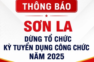 'Sơn La chính thức dừng kỳ tuyển dụng công chức 2025