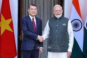 'Thủ tướng Chính phủ Lê Minh Hưng hội đàm với Thủ tướng Ấn Độ Narendra Modi