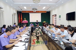 Hội nghị thông qua dự thảo báo cáo kết quả giám sát