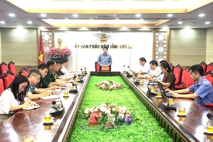 Chuẩn bị các điều kiện phục vụ đoàn công tác của tỉnh làm việc tại Hủa Phăn