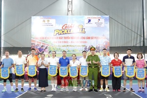 'Giải Pickleball mở rộng chào mừng 65 năm Ngày truyền thống lực lượng Cảnh sát PCCC&CNCH