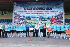 Xã Phù Yên vô địch Giải bóng đá nam thanh niên 7 người tỉnh Sơn La năm 2026