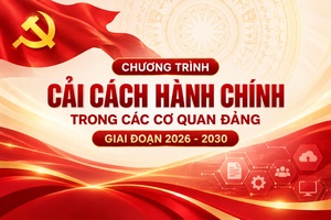'Chương trình cải cách hành chính trong các cơ quan đảng giai đoạn 2026 - 2030