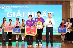 'Hội thi tuyên truyền măng non về phòng, chống tác hại của ma túy