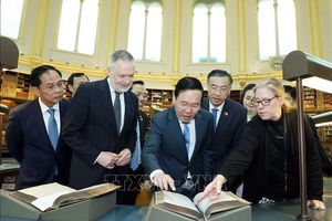 President Vo Van Thuong visits British Museum
