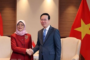 State President meets Singaporean counterpart in UK
