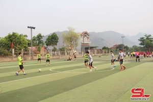 Sports movement thrives in Muong La