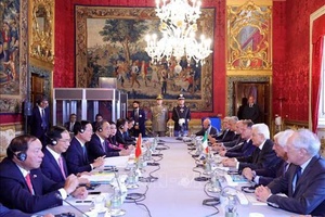 President Vo Van Thuong's Italy visit tightens bilateral relations: Italian media
