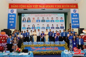 Vietnam Youth Federation of Mai Son district convenes sixth congress