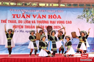 Competition features performances of Thuan Chau highland ethnic groups’ folk arts 