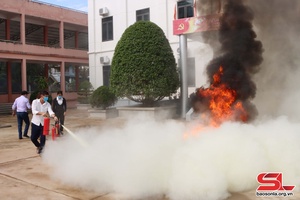 'Firefighting, rescue drill held at provincial Department of Health