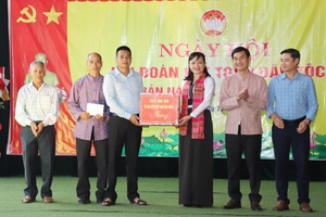 'Head of provincial Party Committee’s Inspection Board attends Great National Unity Festival in Huy Bac commune