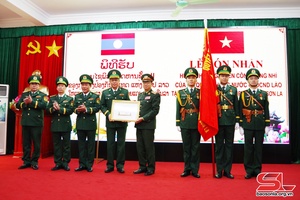 Son La Border Guard Command receives second-class Victory Medal from Lao Ministry of National Defence