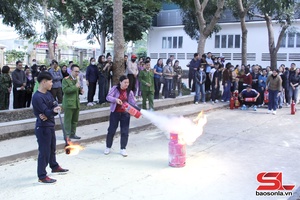 Training on firefighting, rescue organised for school fire prevention forces
