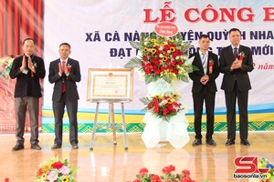 Ca Nang commune officially recognized as new-style rural area in 2024