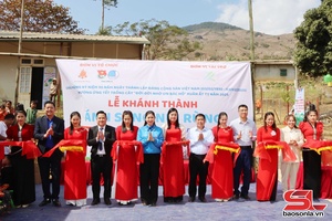 Kindergarten support project inaugurated in Song Ma district