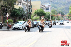 '584 cases of traffic safety violations handled in five-day holiday