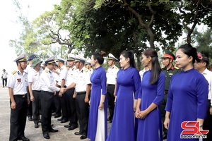 'Son La joins mission to Truong Sa island district, DKI platform