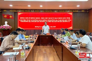 Vice Chairman of provincial People’s Committee visits Muong La district
