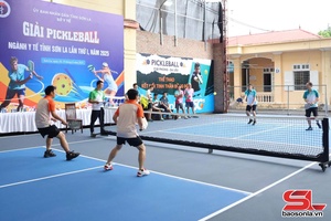 Giải Pickleball ngành Y tế tỉnh Sơn La tưa cốc khoẹk pì 2025