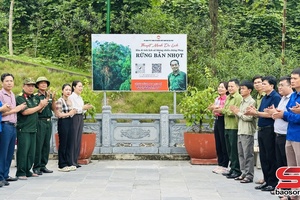 Digital tourism project inaugurated at Nhot hamlet forest anti-French resistance historical site 