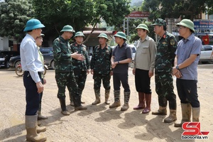Provincial leader inspects flood recovery efforts in localities 