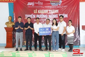 Rural road in Huoi Han hamlet inaugurated