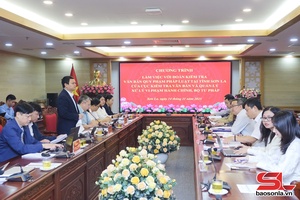 Provincial People’s Committee works with Ministry of Justice’s legal document inspection delegation