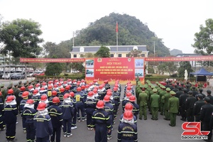 Son La police hold Firefighting and Rescue Skills Competition 2025
