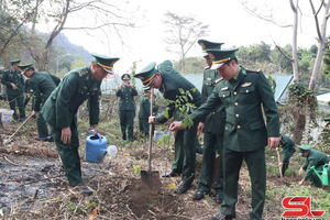 'Provincial Border Guard Command aims for planting over 3,000 trees