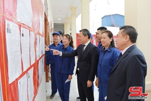 Provincial People’s Committee Chairman casts vote in Thao Nguyen ward