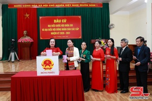 Sơn La số cử tri phốc phiếu cựt đảy 83,63% cuồng tứn chạu mự bầu cử