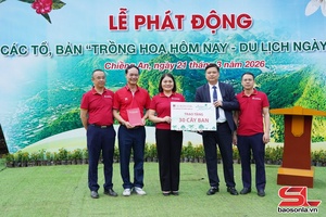 Flower planting campaign 2026 launched in Chieng An ward