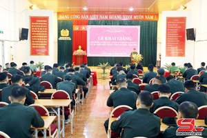 Khày pàng chu tập tư chủm mú Cảnh sát cơ động dự bị tó sôn xư ók Công an tỉnh pì 2026