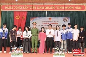 Muoi Noi commune drives school anti-drug push