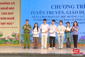 More than 1,000 Yen Chau High School students given school violence prevention education