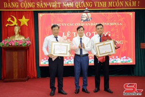 Đảng ủy Pưng cơ quan Đảng tỉnh nhôm xỏng Huy hiệu Đảng chu 19/5