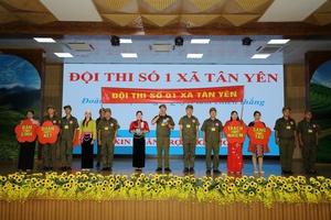 'Grassroots security force contest held in Thao Nguyen ward