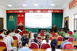 Lễ tống páo Quyết định khòng Chủ tịch mương ma vịa dáng dom pì 2026