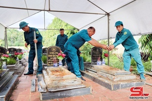 'DNA sampling conducted to identify fallen soldiers’ remains in Mai Son commune