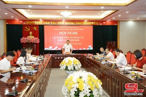 Hội nghị Ban Thường vụ Đảng ủy UBND tỉnh Sơn La