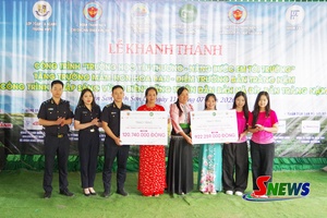 Classrooms, solar-powered lighting system inaugurated in Yen Son commune