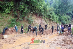 'Mobile police battalion completes field march in Chieng Mai commune