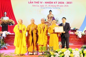Đại hội đại biểu Phật giáo tỉnh Sơn La dan pì 2026 - 2031