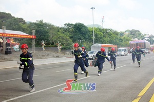 Son La firefighters step up training ahead of 2026 firefighting and rescue competition
