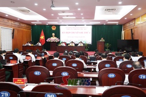 Jias cơưv chuyên đề tiv 4, HĐPX tỉnh Sơn La tso tơưv 23 nghị quyết